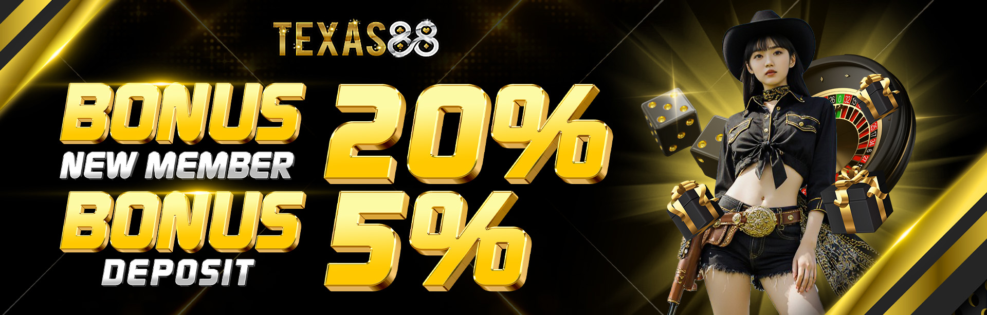 Bonus New Member 20%